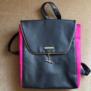 Juicy Couture Black and Pink Backpack